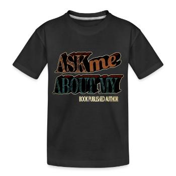 editer drive dictons tasses à café littérature humour - T-shirt bio Premium Enfant - noir - Devant