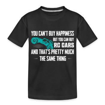 Vous ne pouvez pas acheter le bonheur mais vous pouvez acheter des voitures RC M - T-shirt bio Premium Enfant - noir - Devant