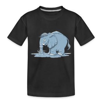 Pipo - T-shirt bio Premium Enfant - noir - Devant