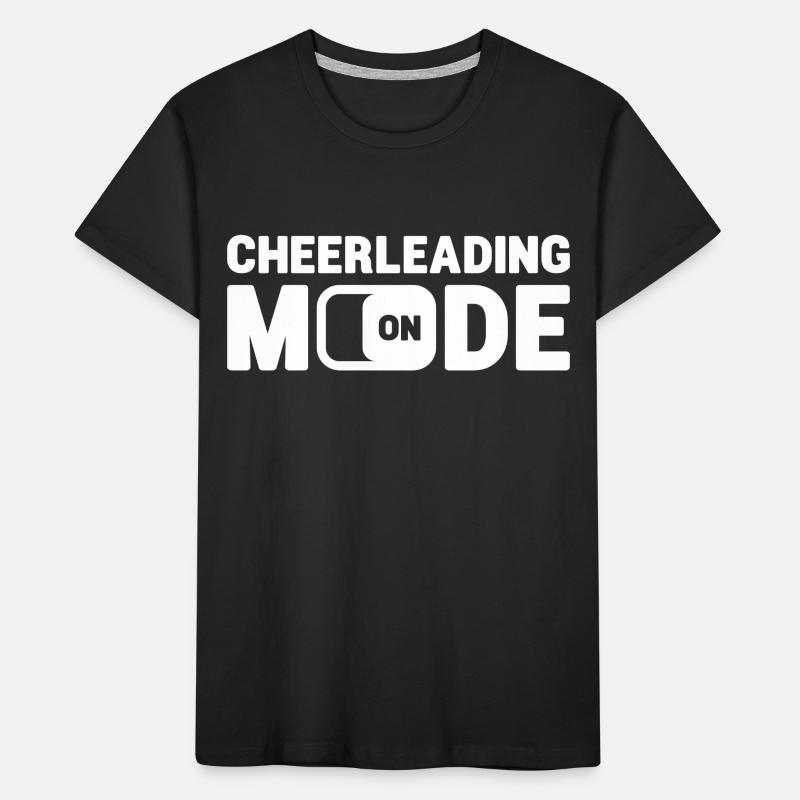 Cheerleading Mode On Gymnast Cheerleader Dancing C Kinder Premium Bio T-Shirt