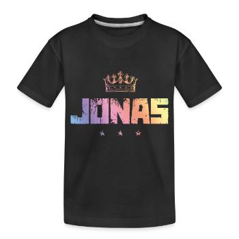 Jonas - Kinder Premium Bio T-Shirt - Schwarz - Vorne