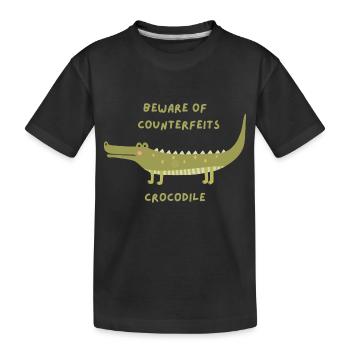 copie - T-shirt bio Premium Enfant - noir - Devant