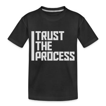 faire confiance au processus Devis - T-shirt bio Premium Enfant - noir - Devant