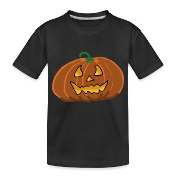 Happy Halloween - Kinder Premium Bio T-Shirt - Schwarz - Vorne