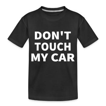 Voiture - T-shirt bio Premium Enfant - noir - Devant