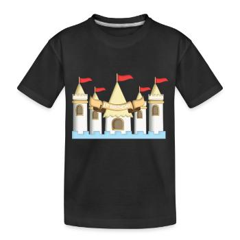 Chateau du prince anniversaire 1 an - T-shirt bio Premium Enfant - noir - Devant