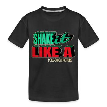 happy cool idée cadeau informatique barbes présent - T-shirt bio Premium Enfant - noir - Devant