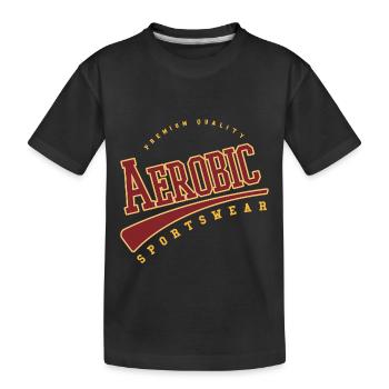 Aérobic Sports Aérobic Sport Fitness Training - T-shirt bio Premium Enfant - noir - Devant