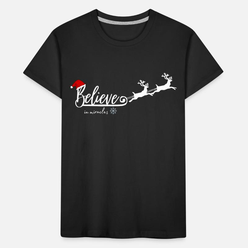Believe in miracles_white Kinder Premium Bio T-Shirt