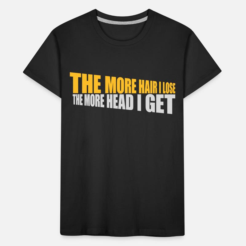 I get more head Kids' Premium Organic T-Shirt