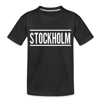 Stockholm - T-shirt bio Premium Enfant - noir - Devant