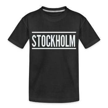 Stockholm - T-shirt bio Premium Enfant - noir - Devant