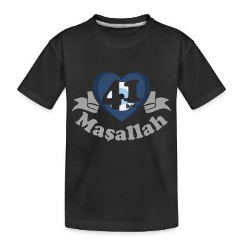 41 Kere maşallah - T-shirt bio Premium Enfant - noir - Devant