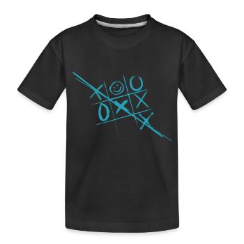 XOXO - Kinder Premium Bio T-Shirt - Schwarz - Vorne