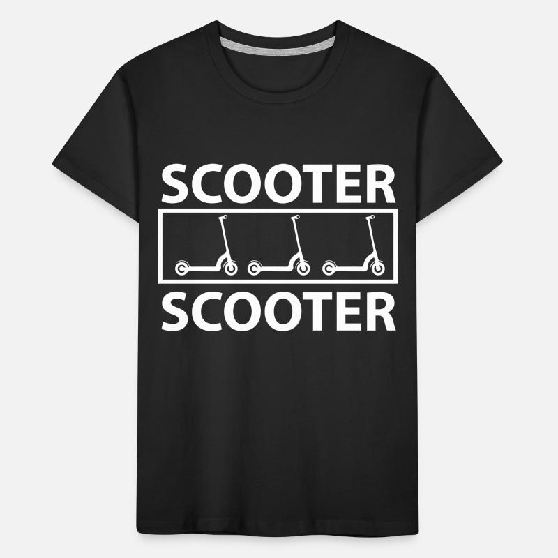 E-Scooter E-Roller Scooter T-shirt bio Premium Enfant