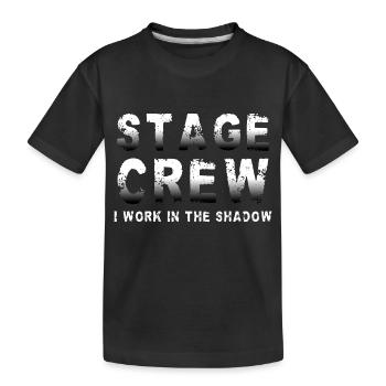actrice de théâtre fan de théâtre Broadway - T-shirt bio Premium Enfant - noir - Devant