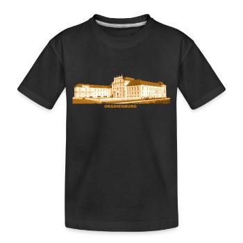 Oranienburg Schloss Havel Brandenburg Barock - Kinder Premium Bio T-Shirt - Schwarz - Vorne