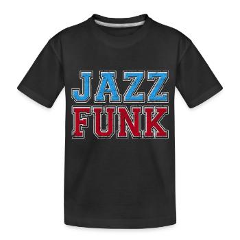 Jazz Funk Grunge - Kids' Premium Organic T-Shirt - black - Front
