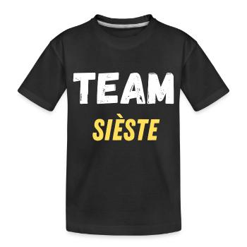 team sieste - T-shirt bio Premium Enfant - noir - Devant