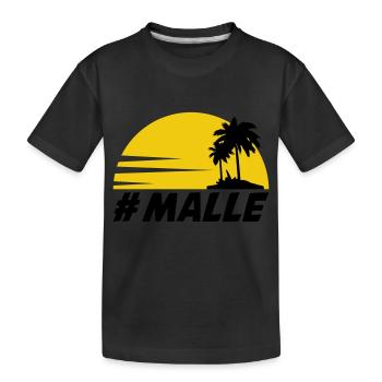 malle - Kids' Premium Organic T-Shirt - black - Front