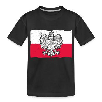 Poland Polish Polska Polski Husaria Cavalry - Kids' Premium Organic T-Shirt - black - Front