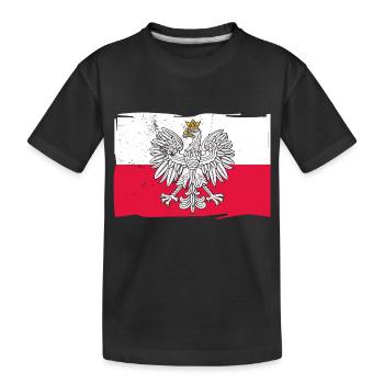 Poland Polish Polska Polski Husaria Cavalry - Kids' Premium Organic T-Shirt - black - Front