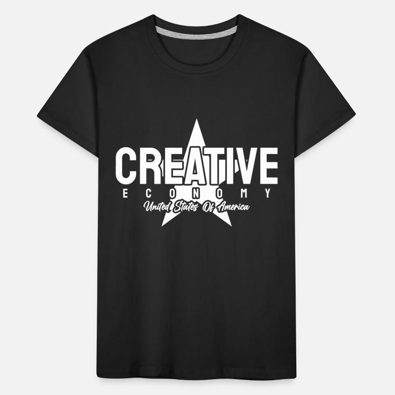 CREATIVE T-shirt bio Premium Enfant
