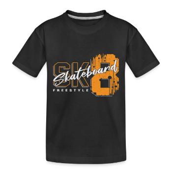 SK8 Skateboarding - T-shirt bio Premium Enfant - noir - Devant