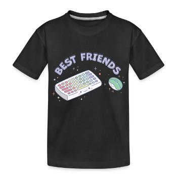 Meilleurs ami - T-shirt bio Premium Enfant - noir - Devant