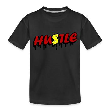 Quota de bousculade - T-shirt bio Premium Enfant - noir - Devant