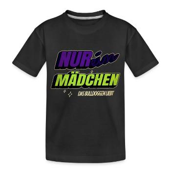 miezekatze lieben hauskatze statement großkatze - Kinder Premium Bio T-Shirt - Schwarz - Vorne
