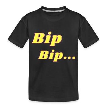 Bip Bip - Lustige und originelle Designs - Kinder Premium Bio T-Shirt - Schwarz - Vorne
