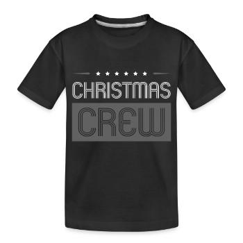 Christmas Crew - Kinder Premium Bio T-Shirt - Schwarz - Vorne