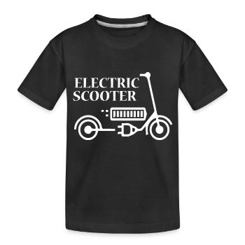 E-Scooter Scooter - T-shirt bio Premium Enfant - noir - Devant
