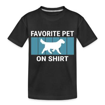 Chien de chasse - T-shirt bio Premium Enfant - noir - Devant