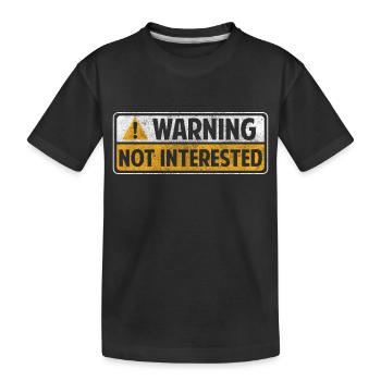 Rebel No Serenity - Kids' Premium Organic T-Shirt - black - Front
