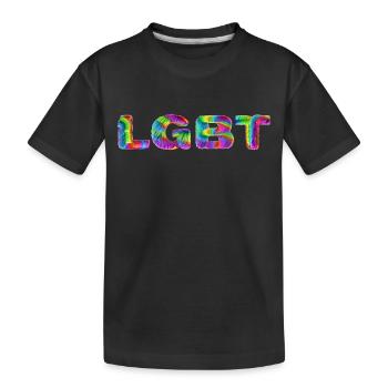 LGBT - T-shirt bio Premium Enfant - noir - Devant