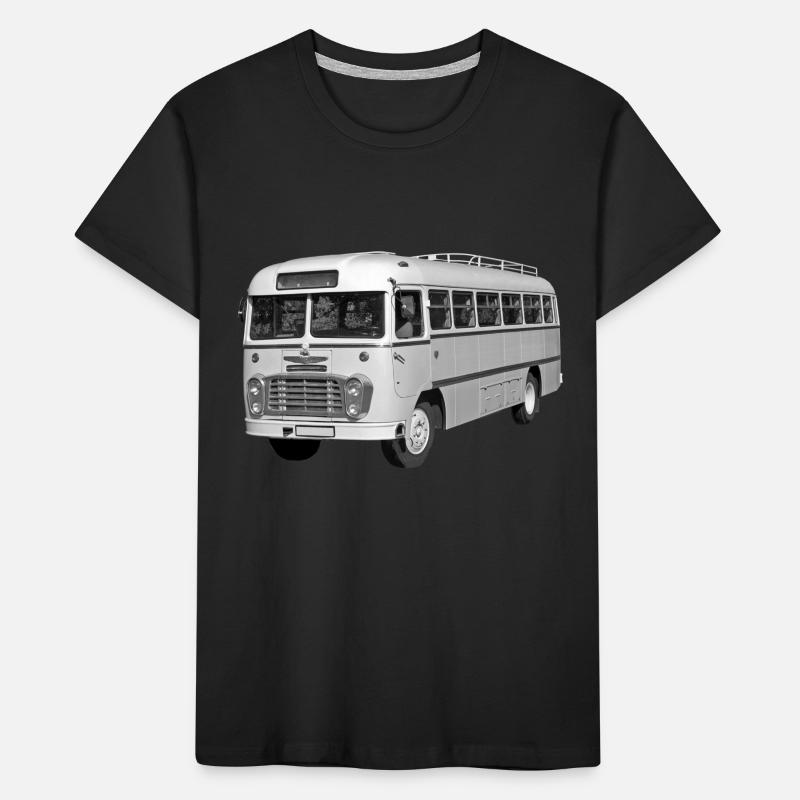 Bus Ikarus 31 Hongrie RDA Ostalgie Oldtimer T-shirt bio Premium Enfant