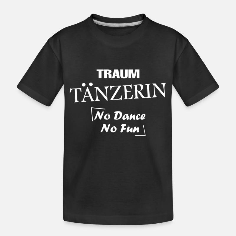 Dancing Dance Music - Kinder Premium Bio T-Shirt - Schwarz