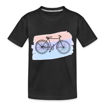 Bicyclette - T-shirt bio Premium Enfant - noir - Devant