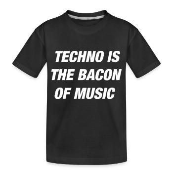 Dancing Dance Music - Kinder Premium Bio T-Shirt - Schwarz - Vorne