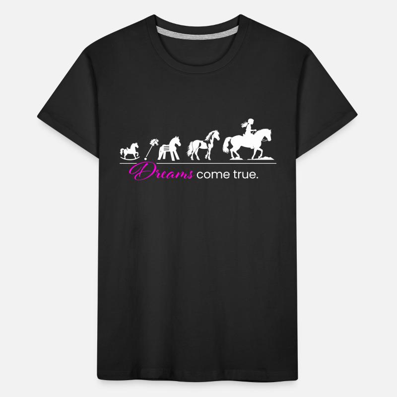 Horse Dream Evolution Kids' Premium Organic T-Shirt