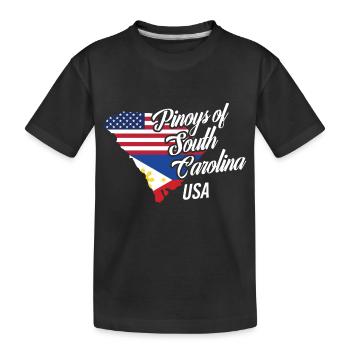 Les Philippins de Caroline du Sud conçoivent pour Fil-Ams - T-shirt bio Premium Enfant - noir - Devant