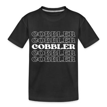 Schuster Schuhmacher Schuh Reparieren Sie Schuh Fixer Schuh - Kinder Premium Bio T-Shirt - Schwarz - Vorne