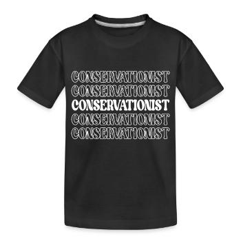 Förster, Naturschützer, Umweltschützer - Kinder Premium Bio T-Shirt - Schwarz - Vorne