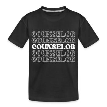 Conseiller Guide du conseiller Mentor Consultant - T-shirt bio Premium Enfant - noir - Devant