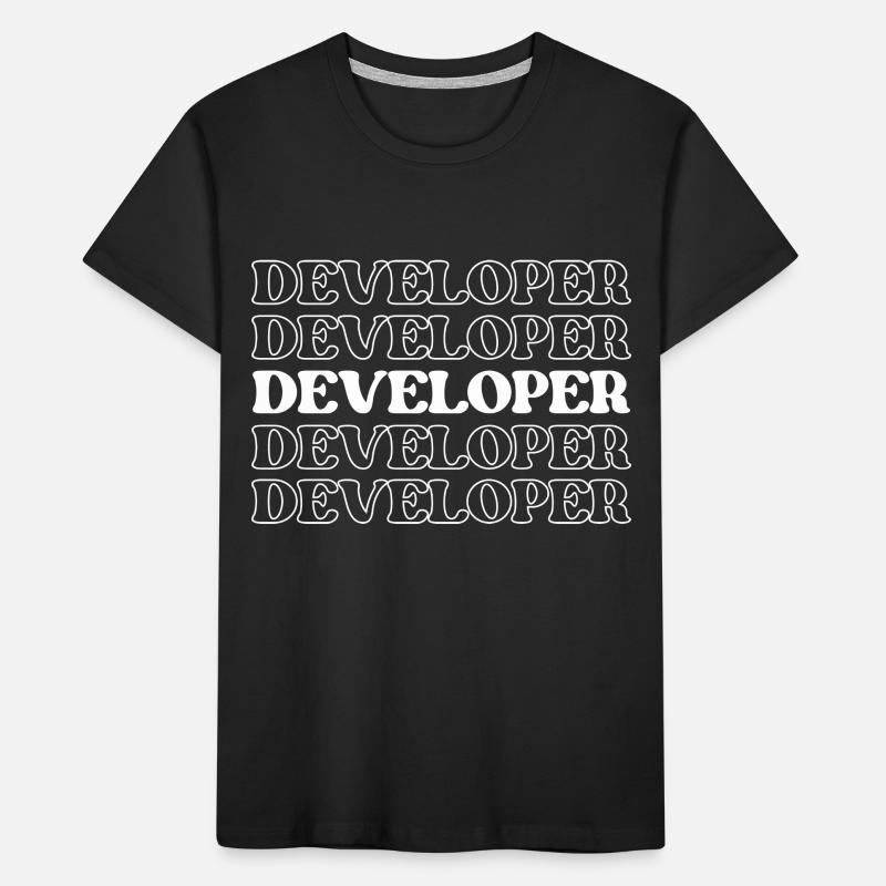 Développeur Programmeur Codeur Codeur Ingénieur logiciel T-shirt bio Premium Enfant