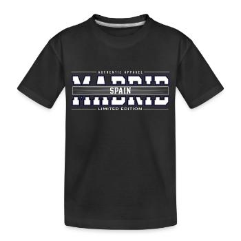 Madrid - T-shirt bio Premium Enfant - noir - Devant