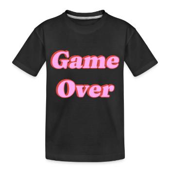 Fin du jeu - T-shirt bio Premium Enfant - noir - Devant