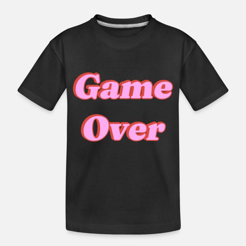 Fin du jeu - T-shirt bio Premium Enfant - noir